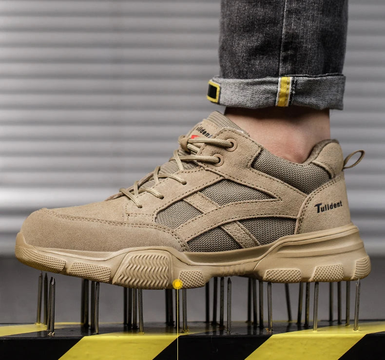 Insulation 10KV Safety Shoes Men Anti-smash Breathable Electrician Welding Work Boots  Puncture-Proof Male Footwear