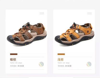 Men Sandals Fashion Casual Sport Sandals Summer Baotou Beach Sandal Outdoor Non Slip Treking Sandals Big Size48 Sandalias Hombre