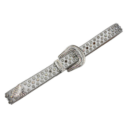 BB belt Diamond Rhinestone Belts Fashion Luxury Crystal Studded Pin Buckle Belt Cinto De Strass Belts for Women Jeans Decoration