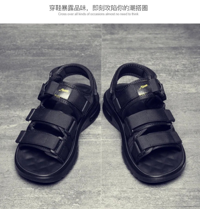 High Quality Men's Sandals Designer Platform Sandals for Men Fashion Outdoor Casual Sports Sandals 2025 Summer Beach Sandalias