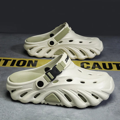 Male Sandals Casual Shoes Outdoor Beach Sandals Women Soft Clogs Garden Bottom Indoor Summer Flip Flops Men Massage Slippers