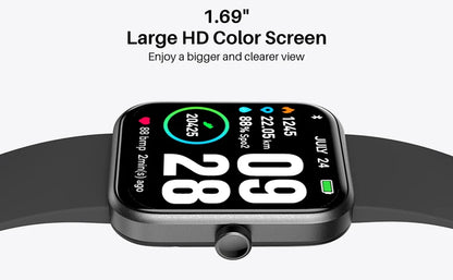 Refurbished TOZO S2 Smartwatch Waterproof 5ATM Smart Watch Alexa Built-in Fitness Tracker Swim Sport Watch for Android IOS