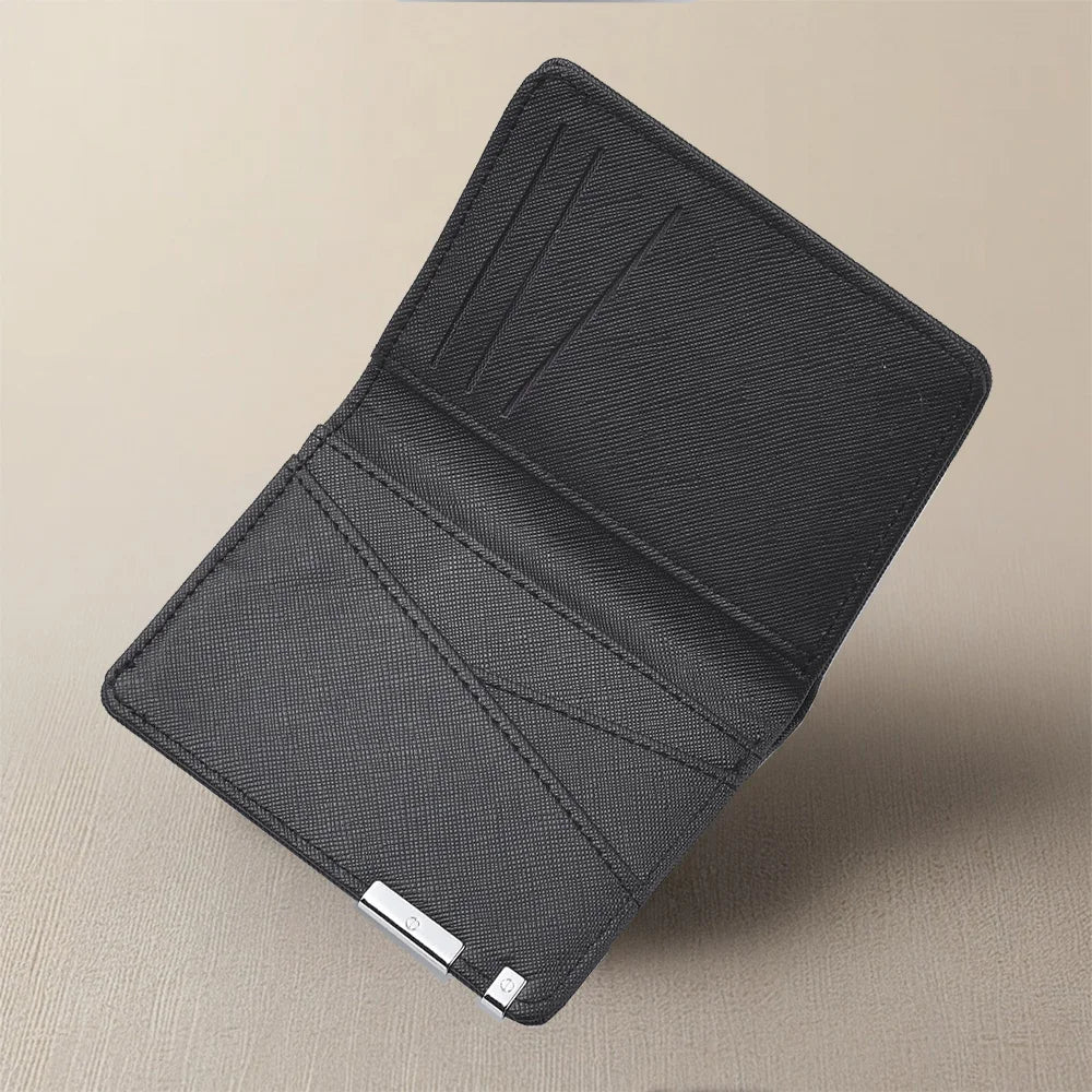 Men's Mini Multi-Functional Wallet Personalized Dragon Pattern PU Leather Credit Card Storage Wallet