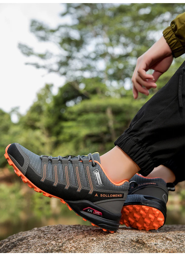 Men's Hiking Shoes Waterproof Non-slip All-terrain Sports Shoes Hiking Camping Hunting Tactical Training Shoes Cycling Shoes