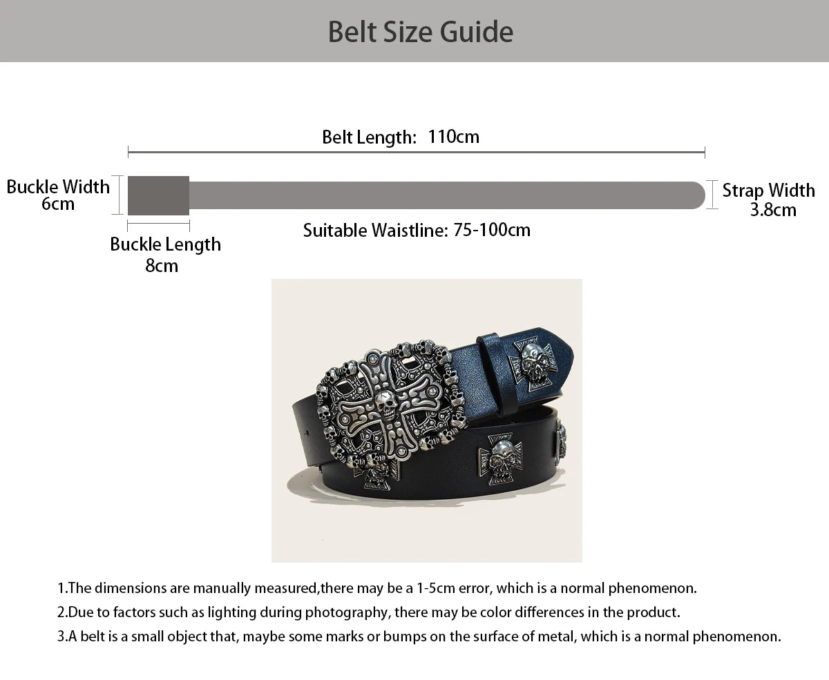 New Rivet Belt Metal Belt Men And Women Punk Hardware Jeans Belt Y2K Belt PU Leather Wide Adjustable Women's Belt Accessories