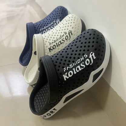 Men's Sandals, Comfortable, Lightweight, Non-Slip, Breathable Indoor and Outdoor Eva Slippers, Outdoor Garden Shoes, Beach Shoes