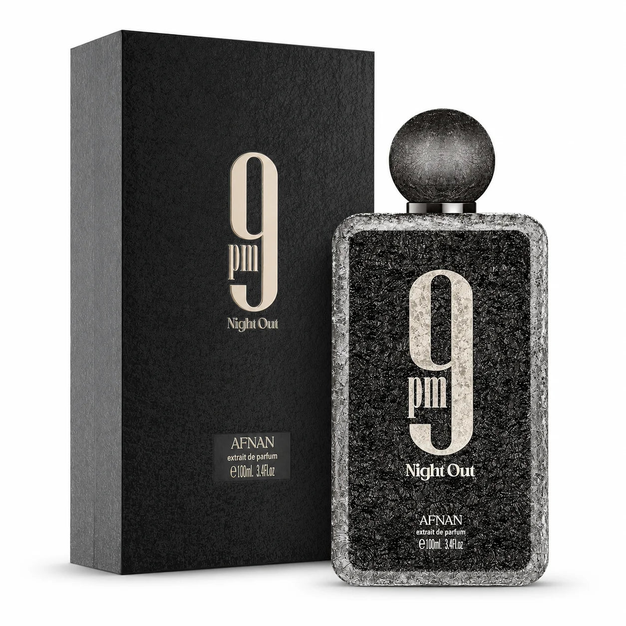 Afnan 9 PM Night Out 100ml Extrait De Parfum Dragon Fruit Bergamot Cognac Lavender Scent Unisex Luxury Perfume Spray for Night Out