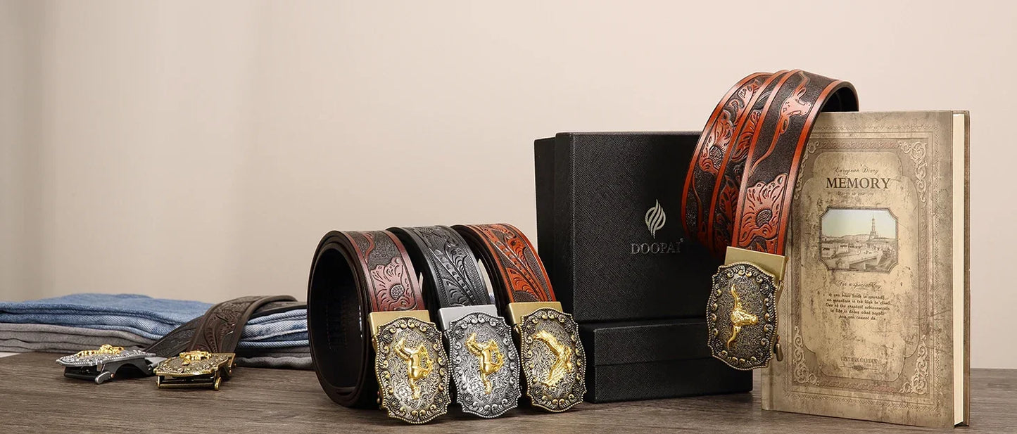 Men's Casual Style Belt PU Leather Belt Main Body Metal Buckle Belt Smooth Buckle Belt High-quality Male Belt 3.8cm
