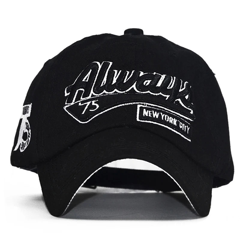 Men Women Baseball Cap Fashion Embroidered Bone Dad Hats Outdoor Sports Sunshade Hip Hop Cotton Sun Visor Snapback Gorras H035