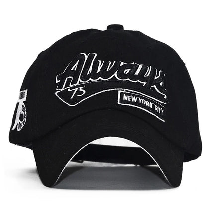 Men Women Baseball Cap Fashion Embroidered Bone Dad Hats Outdoor Sports Sunshade Hip Hop Cotton Sun Visor Snapback Gorras H035