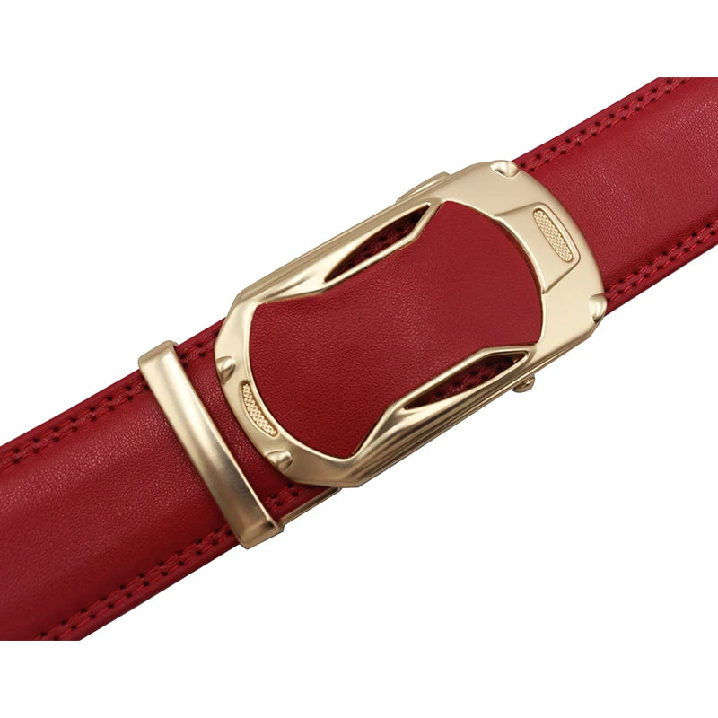 Women man Genuine Leather Belt For Female Strap Casual All-match Ladies Adjustable Belts Designer Automatic man belt buckle