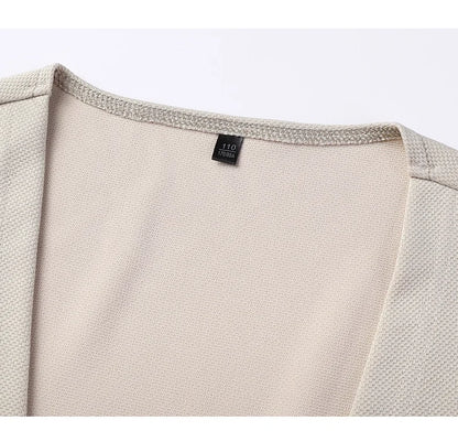 Spring Autumn Knit Cardigan Men Fashion Solid Color Stand Collar Slim Fit Comfortable Casual Men's Korean Knitted Sweater Jacket