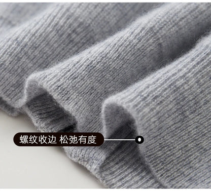 Men 100% Merino Wool Sweater Hooded Zipper Cardigan Autumn Winter Thickened Knit Large-size Jacket Long Sleeved Sportswear Coat