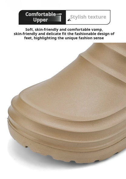 New Men's Anti-slip Chef Shoes Sandals For Men Working Shoes Waterproof Fashion Garden Shoes Clogs For Beach Slippers Size 36-48