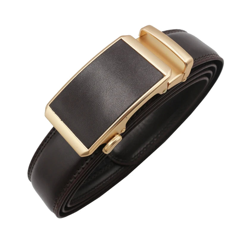 Women man Genuine Leather Belt For Female Strap Casual All-match Ladies Adjustable Belts Designer Automatic man belt buckle