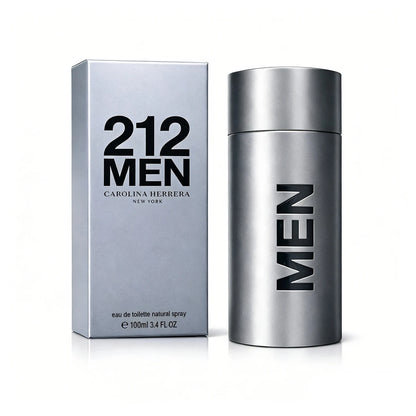 Carolina Herrera 212 Men EDT 100ml 3.4FL.OZ Vintage Original Men's Perfume Woody Floral Long Lasting Natural Spray