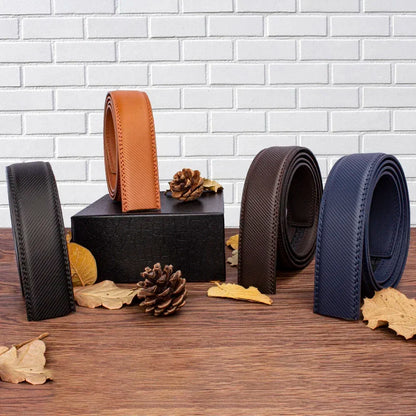 Genuine Leather Belts Without Buckle for Men Women High Quality Male Jeans Belt Large Size Belt No Buckle for Automatic Buckle