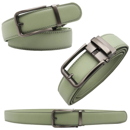 Women man Genuine Leather Belt For Female Strap Casual All-match Ladies Adjustable Belts Designer Automatic man belt buckle