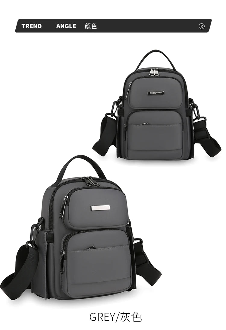 Men's Bag Outdoor Travel Shoulder Bag High Quality Nylon Crossbody Bags For Man Multi Functional Men's Handbag Bag Waist Packs