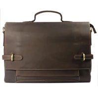 Vintage Military Canvas + Genuine Leather Men Shoulder Bag Sling Crossbody Bag Tote Handbag Men Canvas Messenger Bag  Leisure