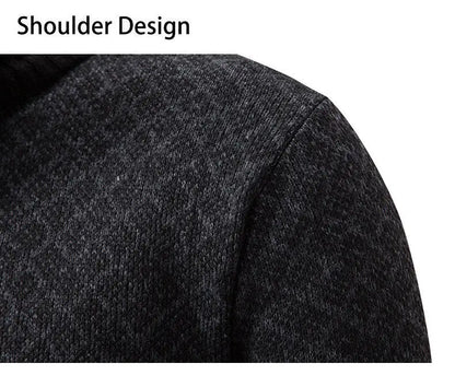 Men's knit sweater Korean version of the new trend of fall and winter casual collar sweater cardigan jacket men's clothing
