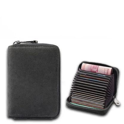 Supernatural Multifunctional Card Bag 11 Cards Slot Credit Card Holder Anti Demagnetization Wallets Cover Zipper Wallet for Men