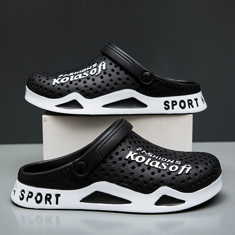 Men's Sandals, Comfortable, Lightweight, Non-Slip, Breathable Indoor and Outdoor Eva Slippers, Outdoor Garden Shoes, Beach Shoes