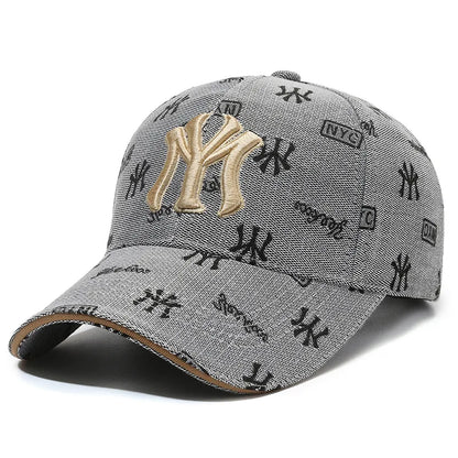 Fashion New High Quality Women Men Cap Hat Cool Lady Male MY Letters Baseball Cap Outdoor Visors Sun Cap Hat For Women Men