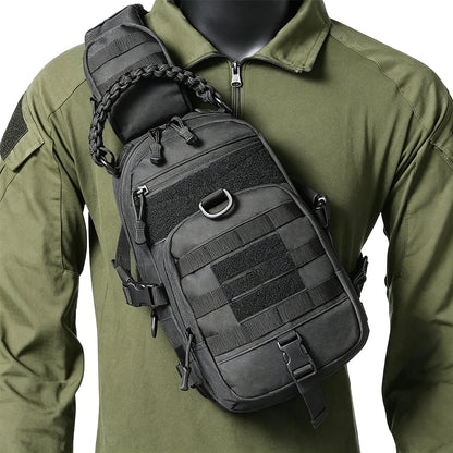 Camping Chest Bag Tactical Backpack for Men Sports Shoulder Outdoor Hiking Climbing Cycling Fishing MOLLE Sling EDC Fanny Pack