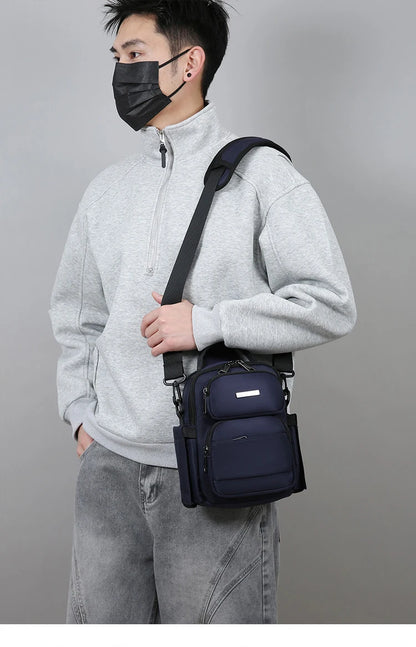 Men's Bag Outdoor Travel Shoulder Bag High Quality Nylon Crossbody Bags For Man Multi Functional Men's Handbag Bag Waist Packs
