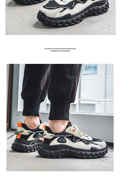 Men's sports running shoes breathable anti slip casual sneaker outdoor walking shoes for male students and men