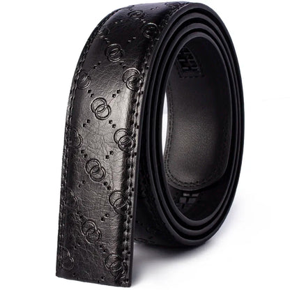 Genuine Leather Belts Without Buckle for Men Women High Quality Male Jeans Belt Large Size Belt No Buckle for Automatic Buckle