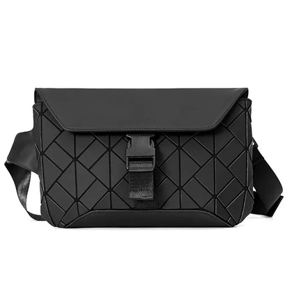 High-quality Fashion Men's Crossbody Bag Geometric Shoulder Messenger Bag Men Back Pack Waist Bag Crossbody Bags for Men Satchel