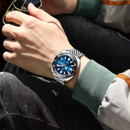 POEDAGAR Luxury Quartz Men Clock Waterproof Luminous Business Man Wristwatch Stainless Steel Date Week Sport Men's Watches Reloj