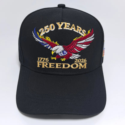 One USA 250th Anniversary Embroidered Baseball Cap Suitable for both men and women An ideal choice for personal use or as a gift