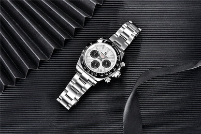 40mm New V2 PAGANI DESIGN Classic fashion Men Quartz Watches Sapphire Retro Chronograph Stainless Steel Waterproof Watch for Men