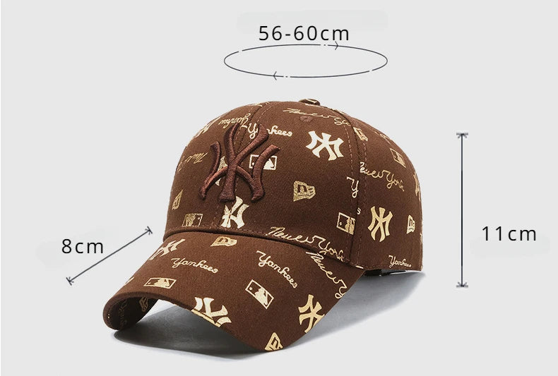Men Women Baseball Cap Summer Cotton Hat for Outdoor Sports MY Embroidery Snapback Hip-Hop Cap Casual Gorra Hombre Visor Dad Hat