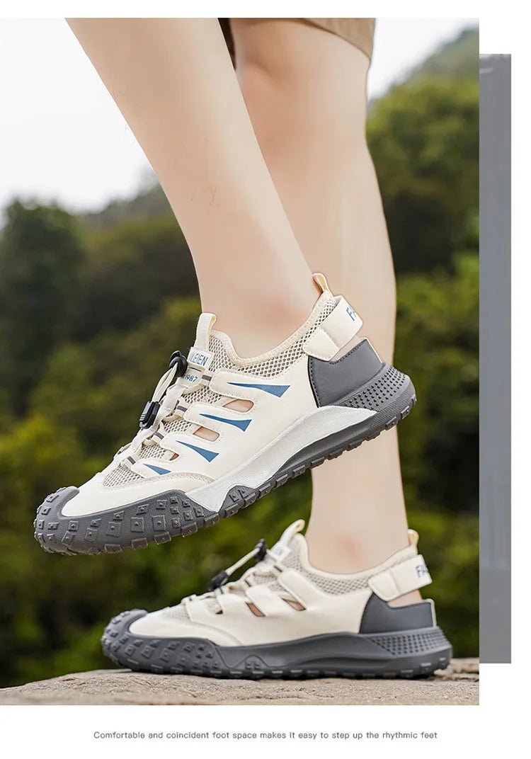 Tenis Masculino 2026 Hot Sale Summer Men Hollow Out Shoes Breathable Beach Shoes Non Slip Wear-resistant Sports Casual Sandals