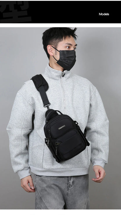 Men's Bag Outdoor Travel Shoulder Bag High Quality Nylon Crossbody Bags For Man Multi Functional Men's Handbag Bag Waist Packs