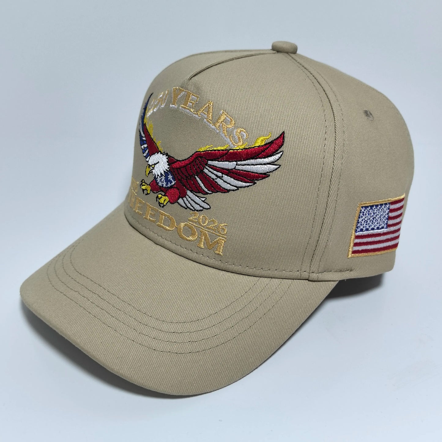 One USA 250th Anniversary Embroidered Baseball Cap Suitable for both men and women An ideal choice for personal use or as a gift