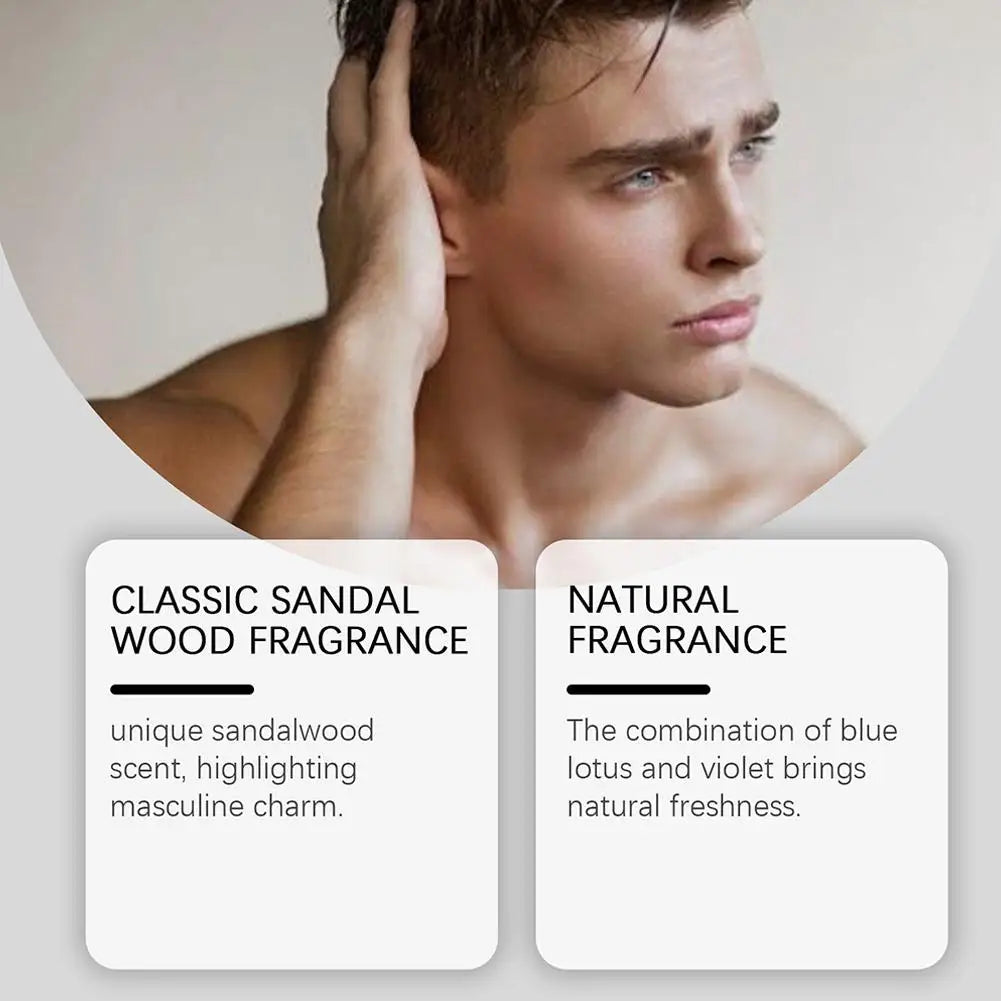 Men's Long Lasting Charm Body Fragrance Enhance Attractiveness Men's Body Fragrances Spray Long Lasting Men's Dating Fragrance