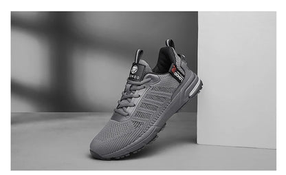 CLOHOO Mesh Upgraded Thick Bottom Foam Sports Casual Shoes Breathable Wear-Resistant Comfortable Footwear for Active Lifestyle