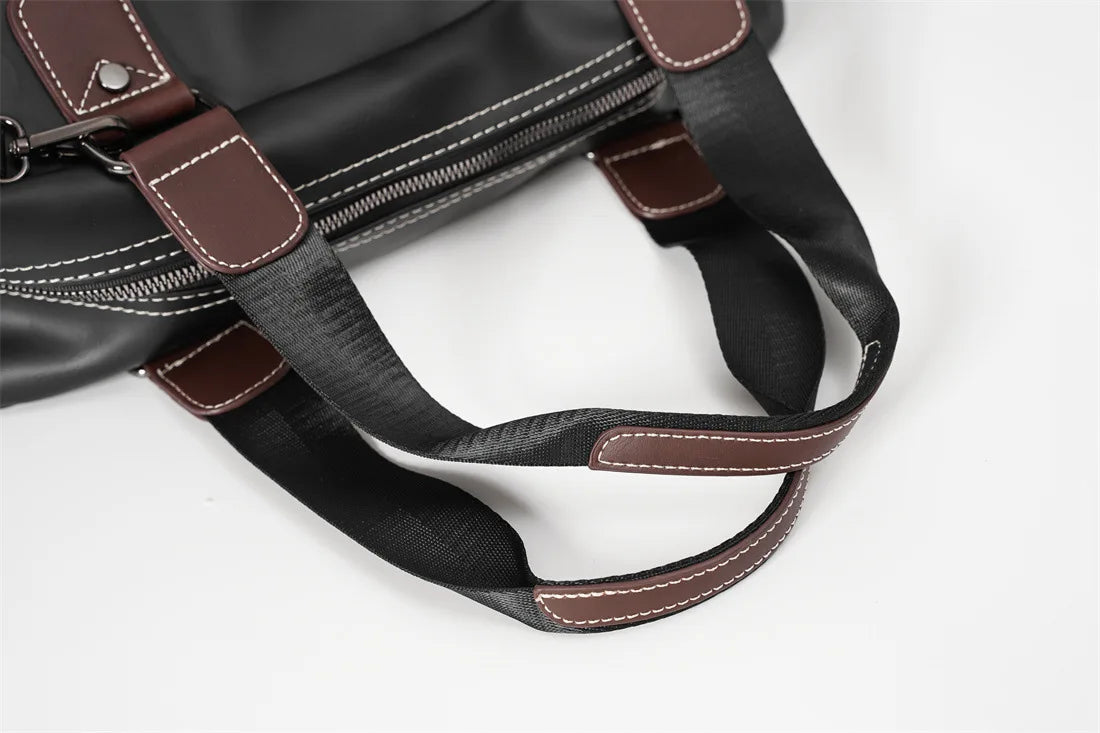High Quality Handbag Men Business Briefcase Vinatge Fashion Top-Handle Bags For Men Large capacity Travel Laptop Bags Satchels