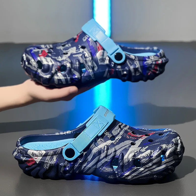 2026 Summer Men's Sandals New Home Garden Shoes Comfortable and Lightweight Men Slippers Non-Slip Soft Bottom Flip Flop Sandals