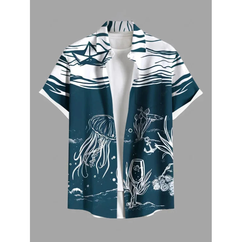 In the summer of 2026, we will add 3D printed men's shirts, Hawaiian shirts with buttons, beach vacation shirts, short-sleeved s