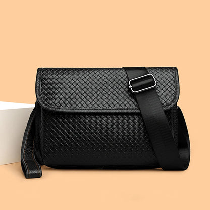 Luxury Designer Men's Shoulder Bag Genuine Leather Crossbody Bag Sling Bag for Daily Commute Travel Work Business Messenger Bag