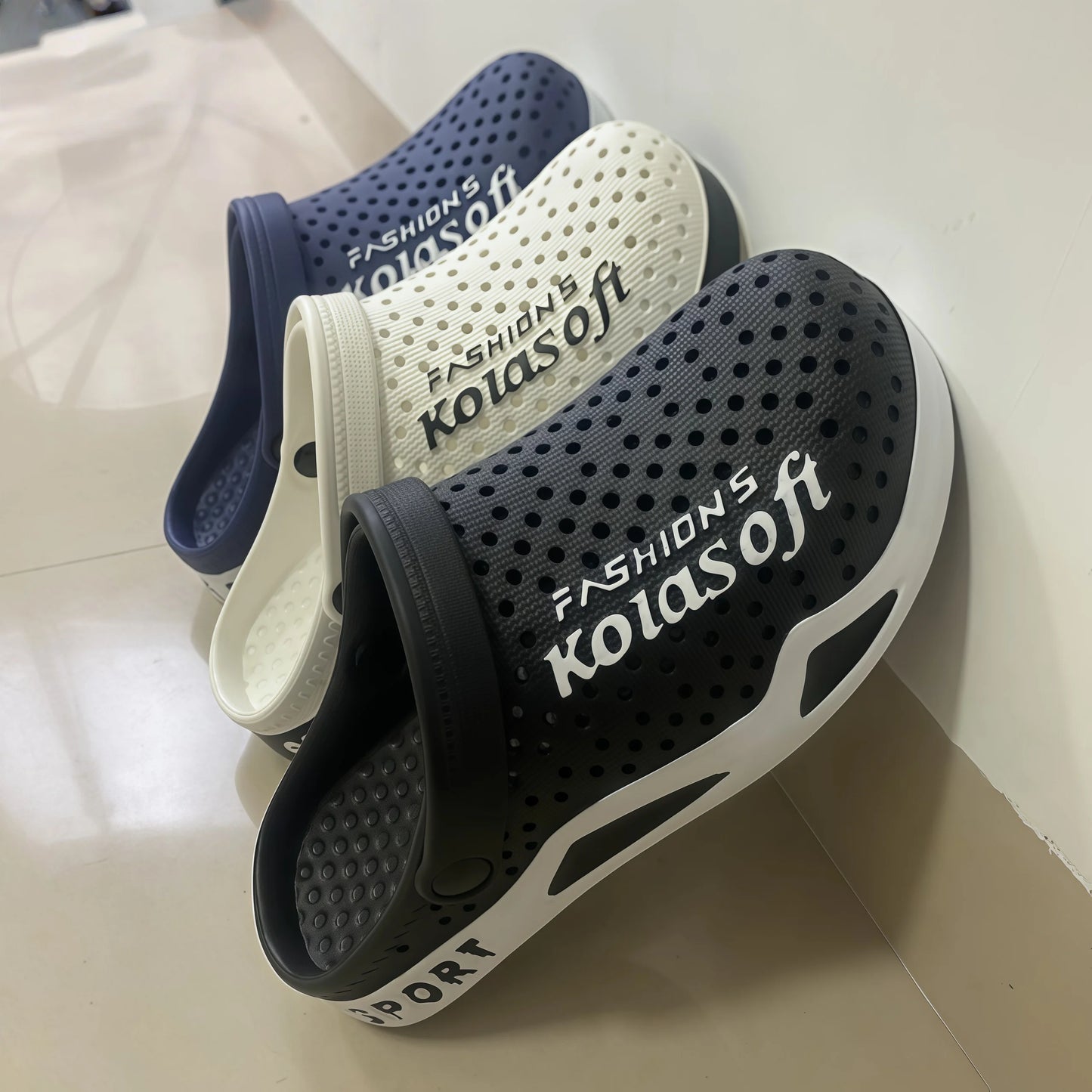 Men's Sandals, Comfortable, Lightweight, Non-Slip, Breathable Indoor and Outdoor Eva Slippers, Outdoor Garden Shoes, Beach Shoes