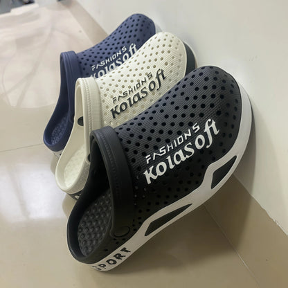 Men's Sandals, Comfortable, Lightweight, Non-Slip, Breathable Indoor and Outdoor Eva Slippers, Outdoor Garden Shoes, Beach Shoes