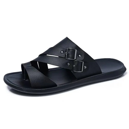 New Men's Daily Slippers Outdoor Casual Sandals Non-slip Lightweight Male Cool Slides Outdoor Man Half Drag Flip-flops Sandalias