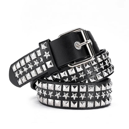 Fashion New Bronze Belt Metal Belt Men And Women Punk Hardware Jeans Belt Y2K Belt Designer Belt Women's BeltUniversal Box